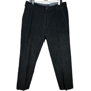 Nautica Corduroy Pants 36x30 Black The Dansforth Pant Office EUC